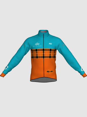 Podiumwear Men's Lightweight Cycling Jacket (Cycling) Front View