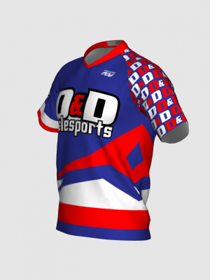 Podiumwear Men's Silver Short Sleeve MTB Jersey - New Fabric 2025!