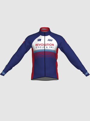 Podiumwear Men's Lightweight Cycling Jacket (Cycling) Front View
