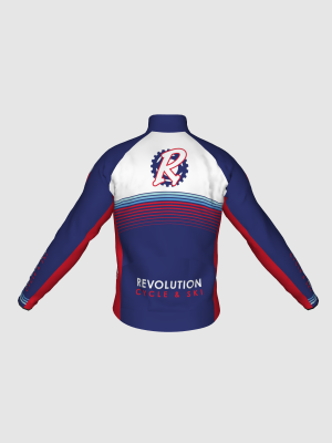Podiumwear Men's Lightweight Cycling Jacket (Cycling) Back View