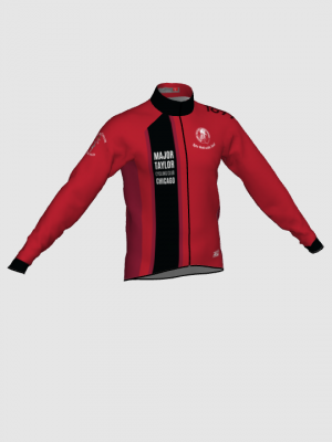 Podiumwear Men's Lightweight Cycling Jacket (Cycling) Front View