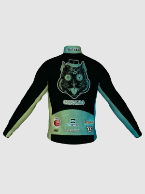 Podiumwear Men's Lightweight Cycling Jacket (Cycling) Back View