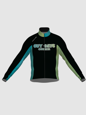 Podiumwear Men's Lightweight Cycling Jacket (Cycling) Front View