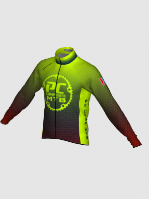Podiumwear Men's Lightweight Cycling Jacket (Cycling) Front View