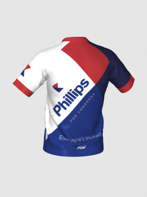 Podiumwear Men's Silver Short Sleeve MTB Jersey - New Fabric 2025!