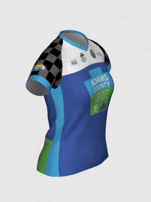 Podiumwear Women's Silver Short Sleeve MTB Jersey - NEW FABRIC 2025!