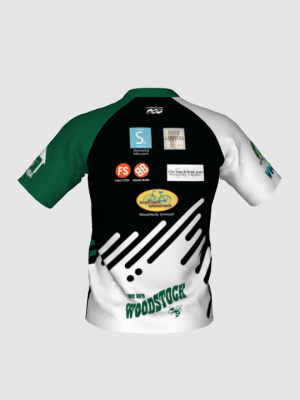 Podiumwear Men's Silver Short Sleeve MTB Jersey - New Fabric 2025!
