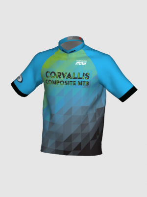 Podiumwear Child's MTB Jersey (Cycling) Front View