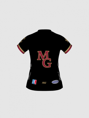 Podiumwear Women's Silver Short Sleeve MTB Jersey - NEW FABRIC 2025!