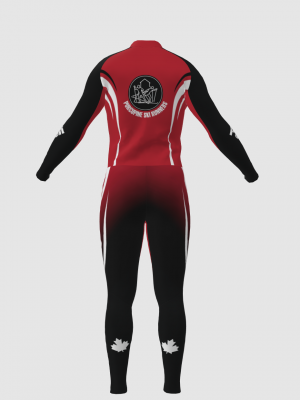 Podiumwear Unisex Silver Two-Piece Race Suit