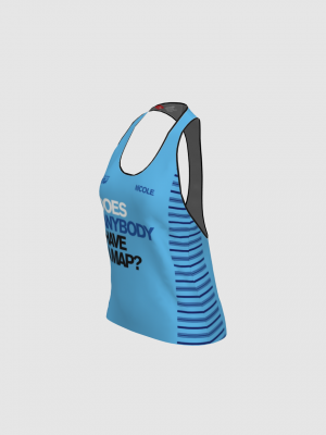 Podiumwear Women's Singlet (Nordic Skiing) Side View