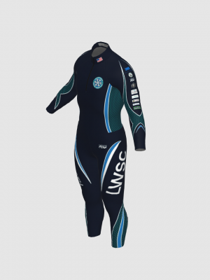 Podiumwear Nordic Child's Two-Piece Race Suit (Nordic Skiing) Side View
