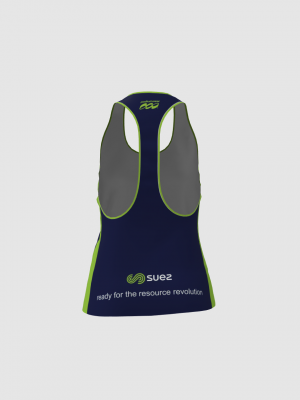 Podiumwear Women's Singlet (Nordic Skiing) Back View