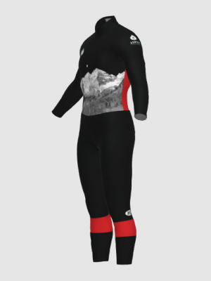 Podiumwear Nordic Child's Two-Piece Race Suit (Nordic Skiing) Side View