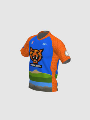 Podiumwear Men's Silver Short Sleeve MTB Jersey - New Fabric 2025!