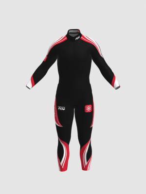 Podiumwear Nordic Child's Two-Piece Race Suit (Nordic Skiing) Front View