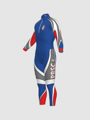 Podiumwear Nordic Child's Two-Piece Race Suit (Nordic Skiing) Side View