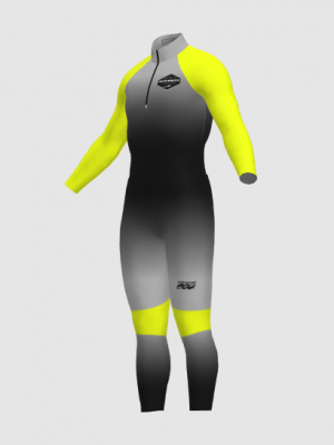 Podiumwear Nordic Child's Two-Piece Race Suit (Nordic Skiing) Side View