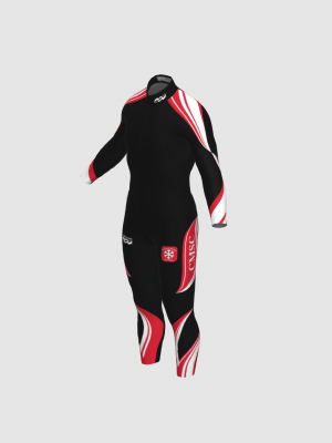 Podiumwear Nordic Child's Two-Piece Race Suit (Nordic Skiing) Side View