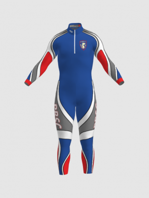 Podiumwear Nordic Child's Two-Piece Race Suit (Nordic Skiing) Front View