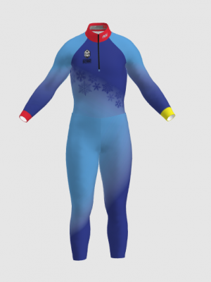 Podiumwear Nordic Child's Two-Piece Race Suit (Nordic Skiing) Front View