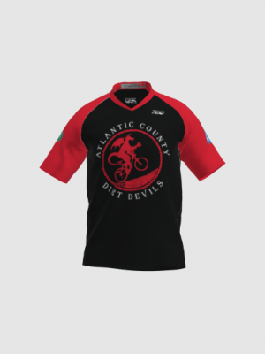 Podiumwear Men's Silver Short Sleeve MTB Jersey - New Fabric 2025!