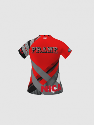 Podiumwear Women's Silver Short Sleeve MTB Jersey - NEW FABRIC 2025!