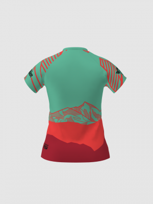 Podiumwear Women's Silver Short Sleeve MTB Jersey - NEW FABRIC 2025!