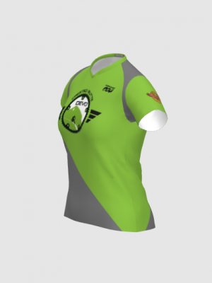 Podiumwear Women's Silver Short Sleeve MTB Jersey - NEW FABRIC 2025!