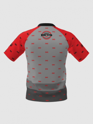 Podiumwear Men's Silver Short Sleeve MTB Jersey - New Fabric 2025!