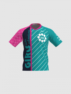 Podiumwear Men's Silver Short Sleeve MTB Jersey - New Fabric 2025!