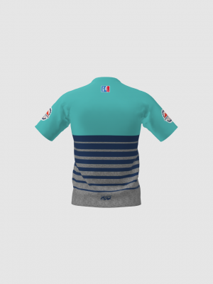 Podiumwear Men's Silver Short Sleeve MTB Jersey - New Fabric 2025!