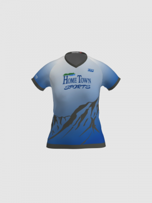 Podiumwear Women's Silver Short Sleeve MTB Jersey - NEW FABRIC 2025!