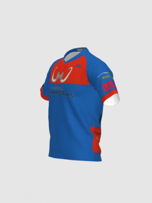 Podiumwear Men's Silver Short Sleeve MTB Jersey - New Fabric 2025!