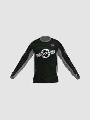 Podiumwear Unisex Silver Long Sleeve Tech Tee - New Fabric 2025!