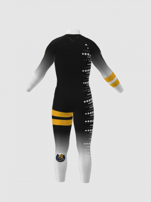 Podiumwear Nordic Child's Two-Piece Race Suit (Nordic Skiing) Back View