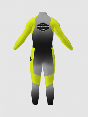Podiumwear Nordic Child's Two-Piece Race Suit (Nordic Skiing) Back View