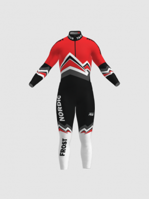 Podiumwear Nordic Child's Two-Piece Race Suit (Nordic Skiing) Front View