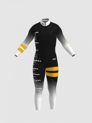 Podiumwear Nordic Child's Two-Piece Race Suit (Nordic Skiing) Front View