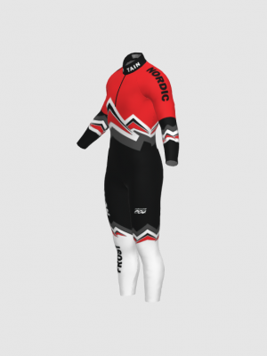 Podiumwear Nordic Child's Two-Piece Race Suit (Nordic Skiing) Side View