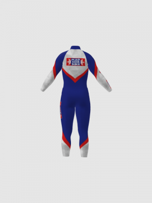 Podiumwear Nordic Child's Two-Piece Race Suit (Nordic Skiing) Back View