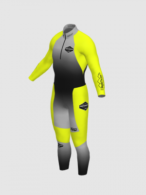 Podiumwear Nordic Child's Two-Piece Race Suit (Nordic Skiing) Side View