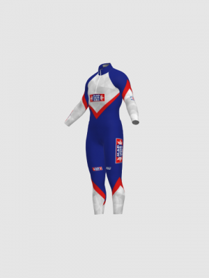 Podiumwear Nordic Child's Two-Piece Race Suit (Nordic Skiing) Side View