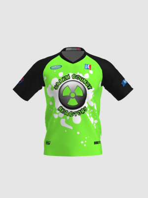 Podiumwear Men's Silver Short Sleeve MTB Jersey - New Fabric 2025!
