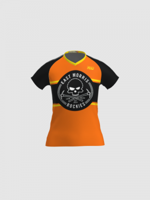 Podiumwear Women's Silver Short Sleeve MTB Jersey - NEW FABRIC 2025!