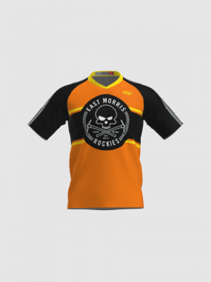 Podiumwear Men's Silver Short Sleeve MTB Jersey - New Fabric 2025!