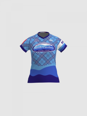 Podiumwear Women's Silver Short Sleeve MTB Jersey - NEW FABRIC 2025!