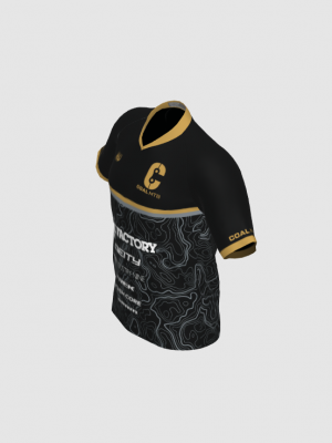 Podiumwear Men's Silver Short Sleeve MTB Jersey - New Fabric 2025!