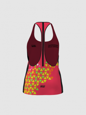 Podiumwear Women's Singlet (Nordic Skiing) Back View