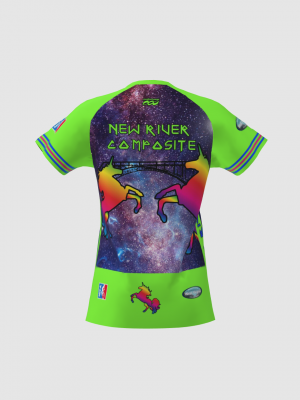 Podiumwear Women's Silver Short Sleeve MTB Jersey - NEW FABRIC 2025!